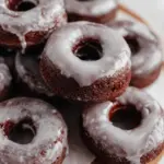 Baked Chocolate Cake Doughnuts