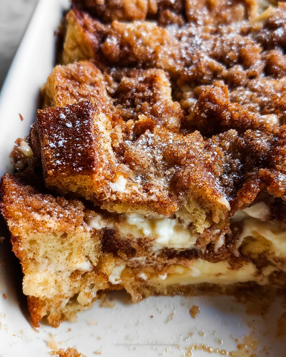 Baked Cream Cheese French Toast Casserole 20 Baked