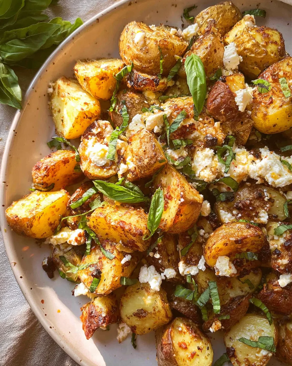 Baked Feta Potatoes