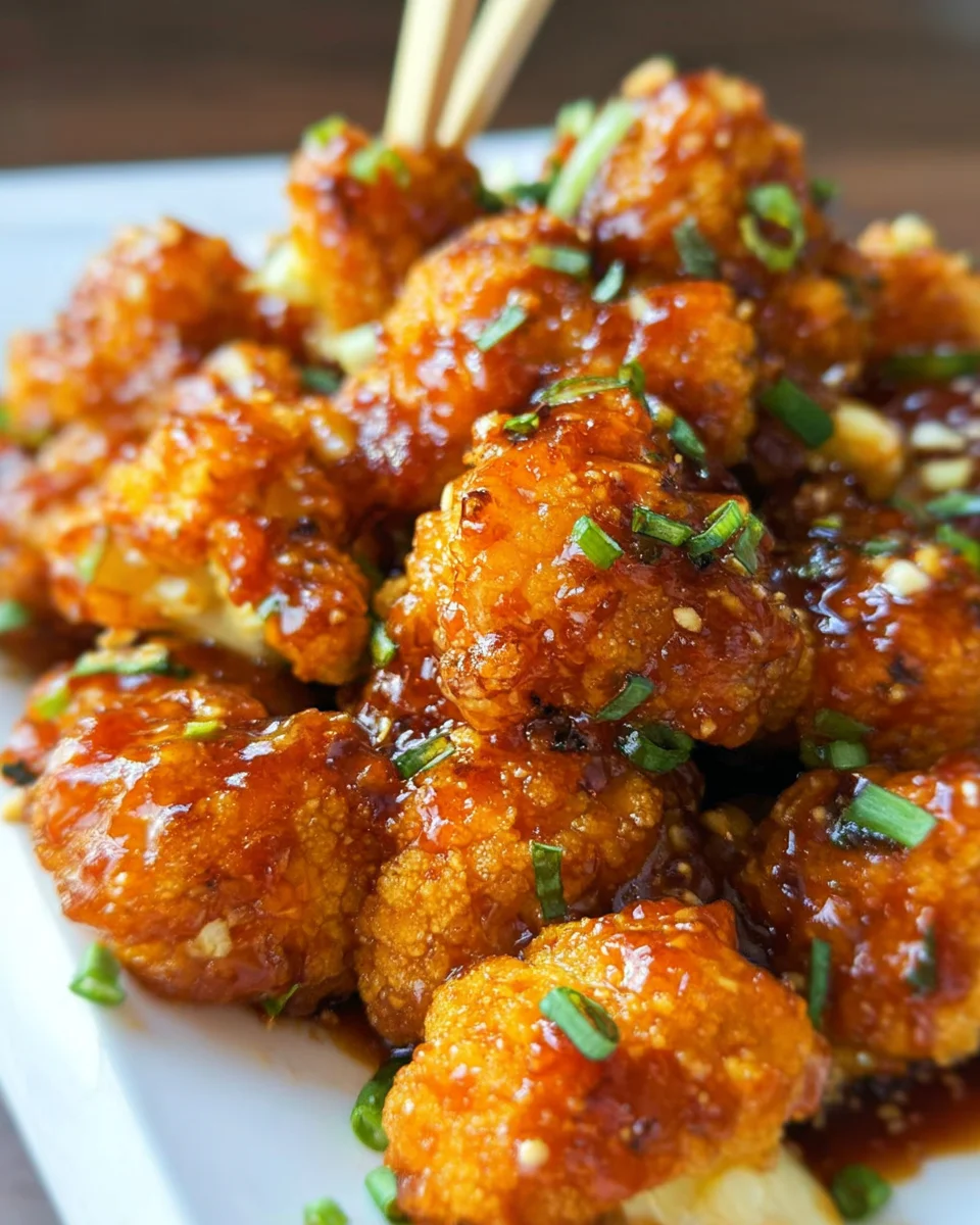 Baked Orange Cauliflower