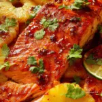 Baked Pineapple Salmon