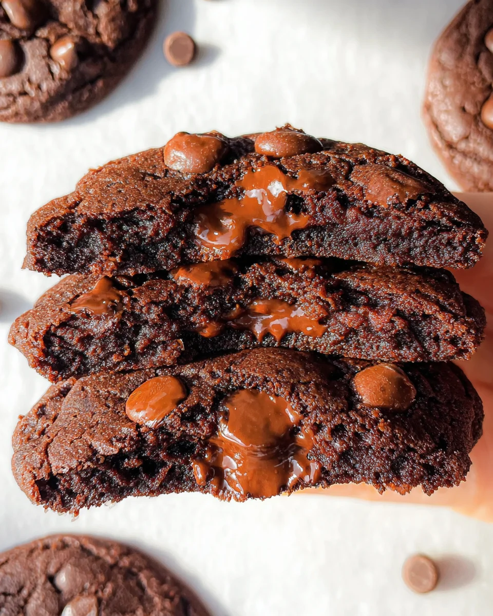 Bakery Style Double Chocolate Chip Cookies Bakery Style Double Chocolate Chip Cookies
