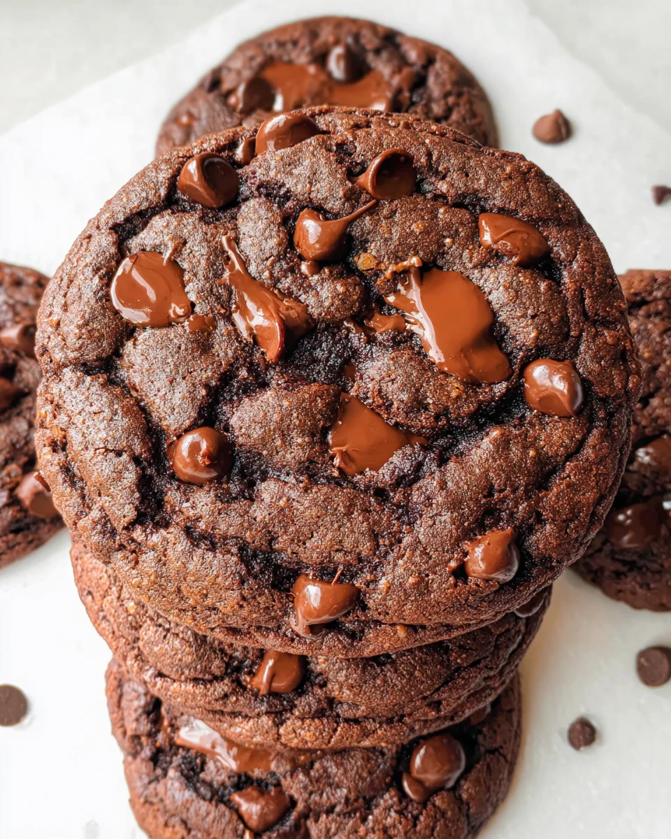 Bakery Style Double Chocolate Chip Cookies Bakery