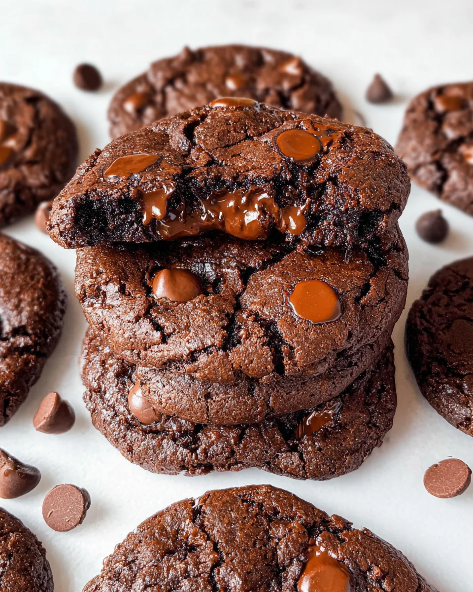 Bakery Style Double Chocolate Chip Cookies Bakery