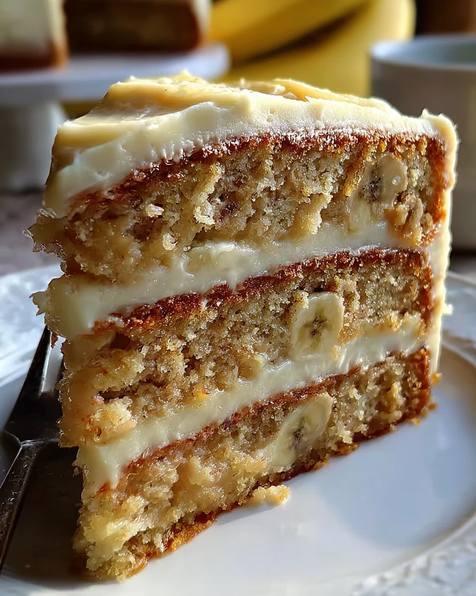 Banana Cake with Cream Cheese Frosting 20 Banana Cake with Cream Cheese Frosting