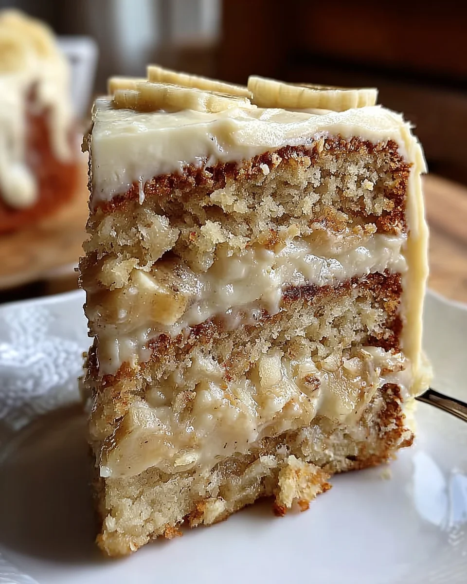 Banana Cake with Cream Cheese Frosting 21 Banana