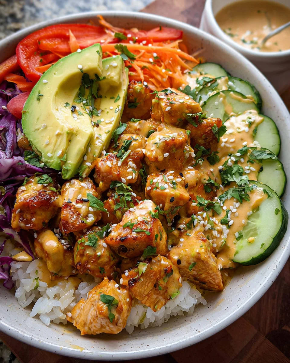 Bang Bang Chicken Bowl Bang