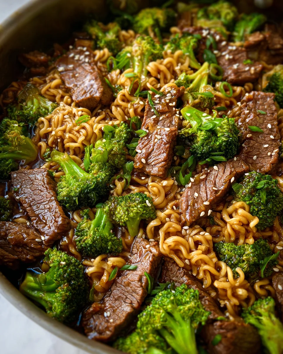 Beef and Broccoli Ramen Stir Fry Beef and Broccoli Ramen Stir Fry