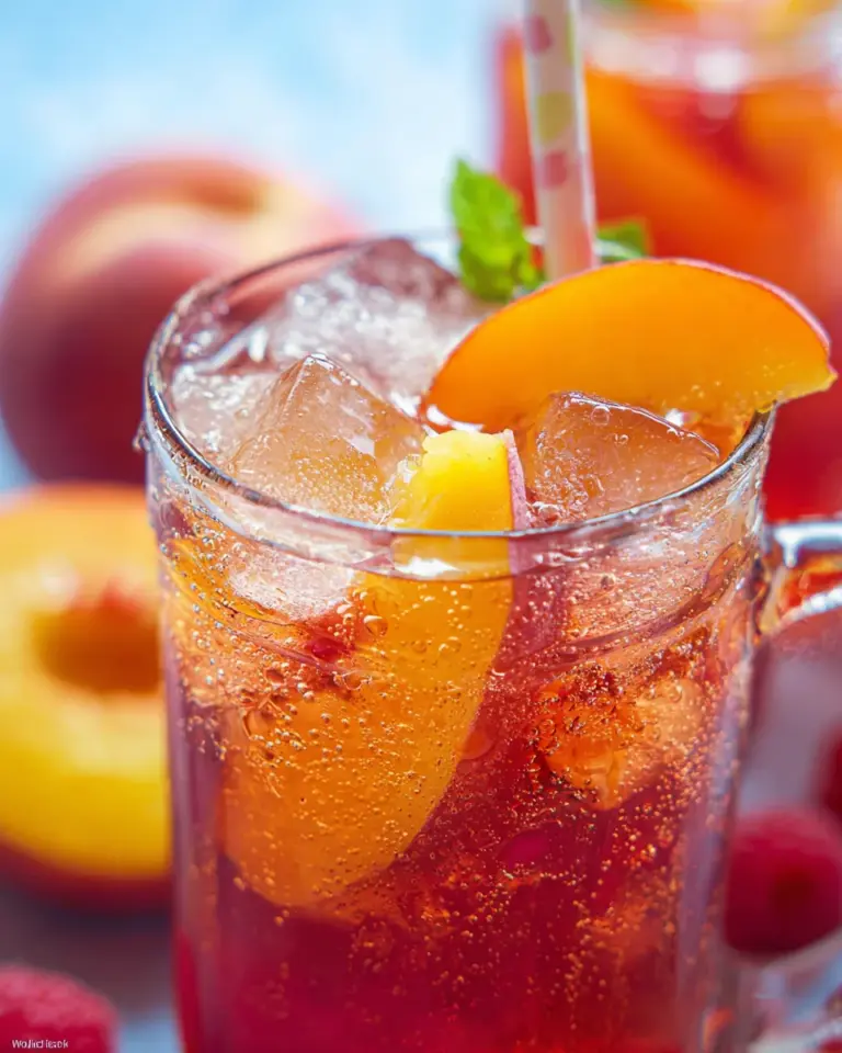 Bellini Peach Raspberry Iced Tea