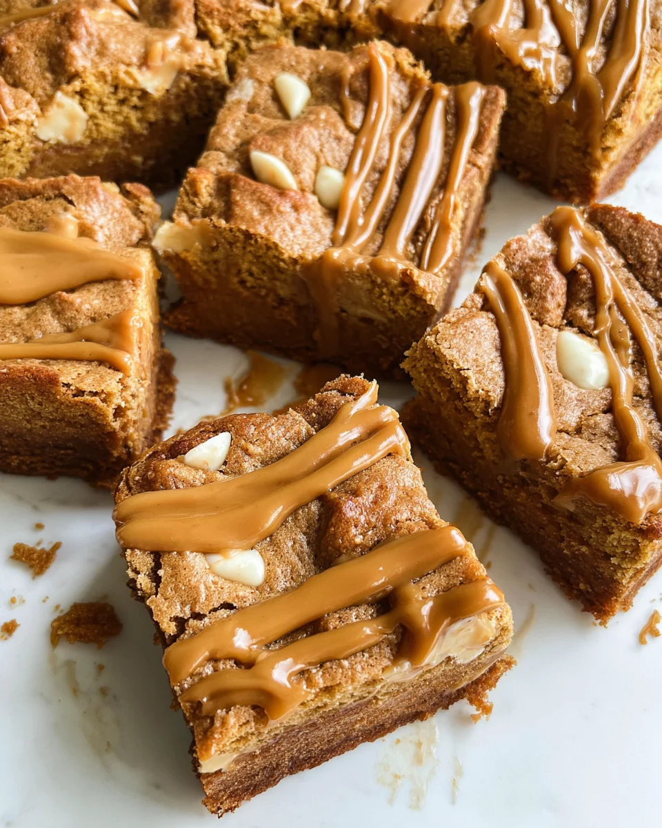 Biscoff Blondies Biscoff