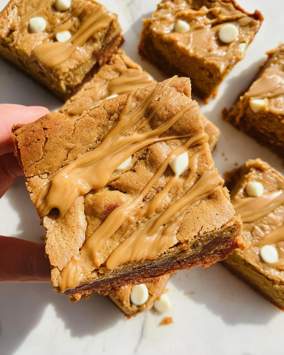 Biscoff Blondies Biscoff