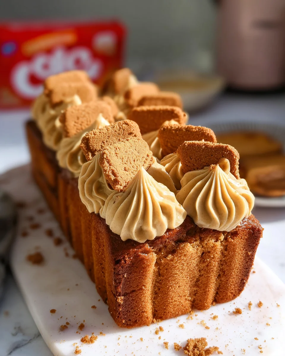 Biscoff Loaf Cake Biscoff