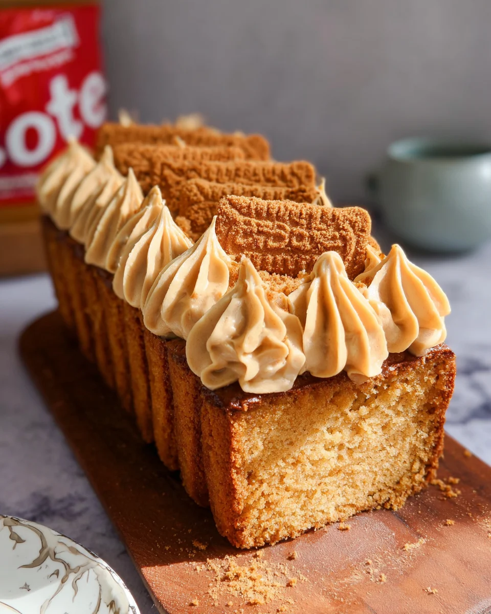Biscoff Loaf Cake Biscoff