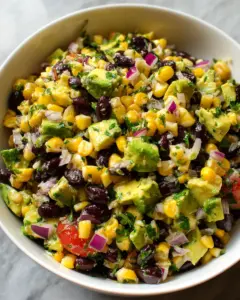 Black Bean Corn Avocado Salad