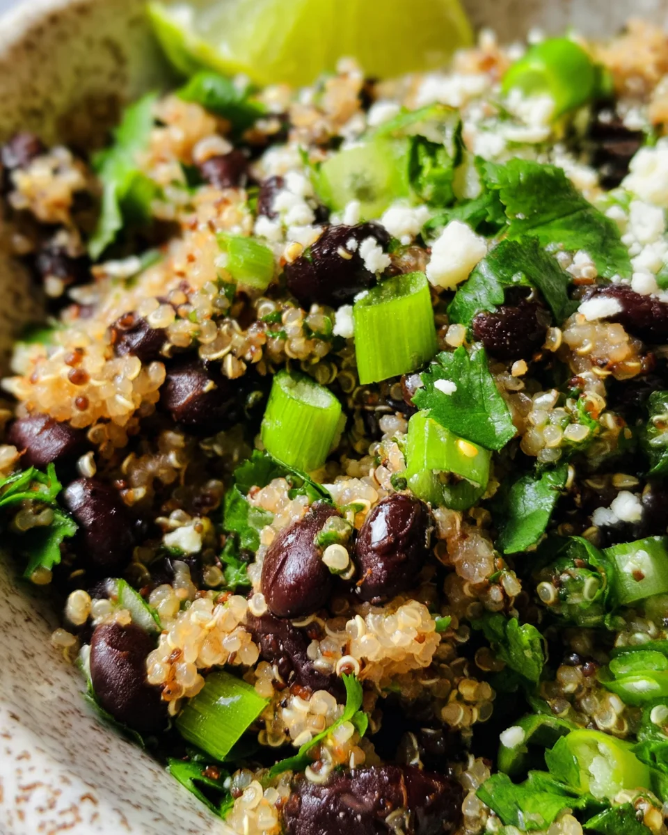 Black Bean Quinoa Salad Recipe