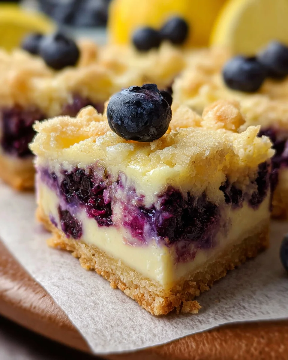 Blueberry Lemon Pie Bars 28 Blueberry