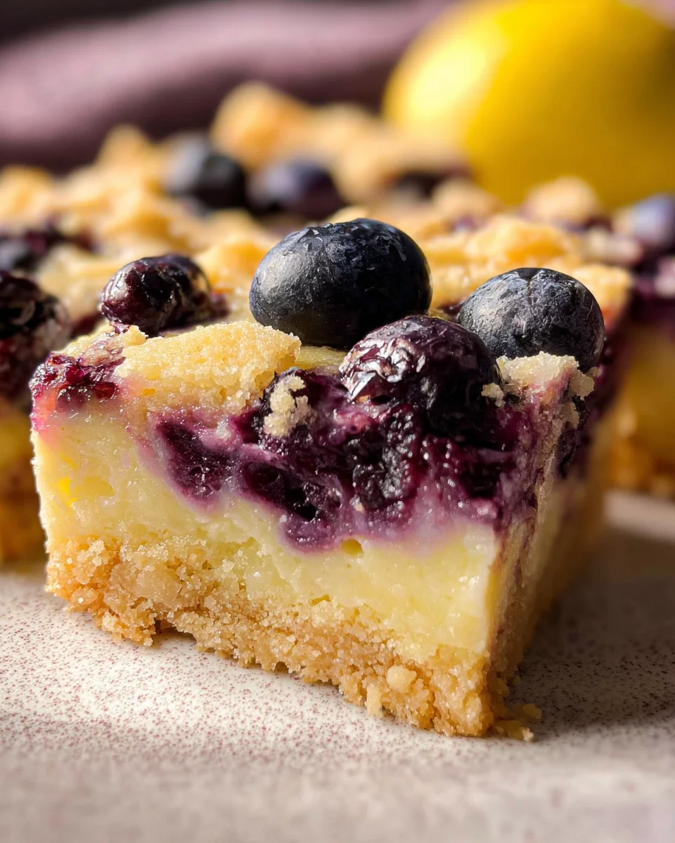 Blueberry Lemon Pie Bars 29 Blueberry