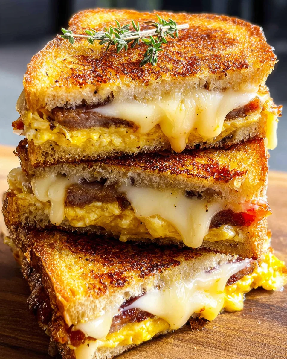 Breakfast Grilled Cheese 17 Breakfast