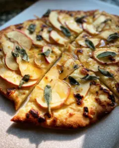 Brie and Apple Flatbread