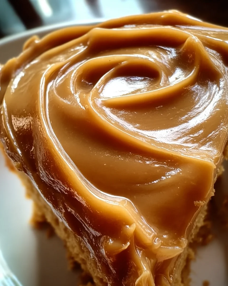 Brown Sugar Caramel Frosting Brown