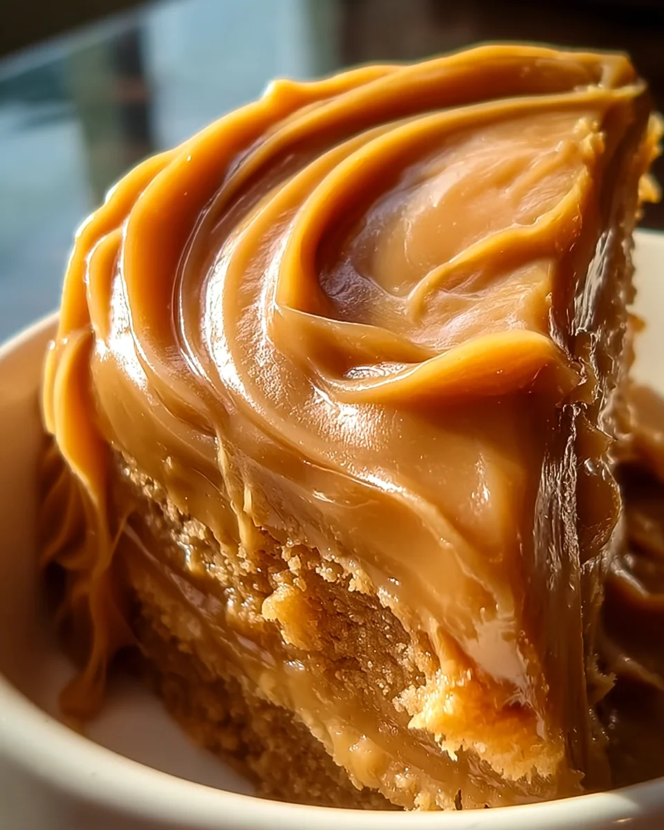 Brown Sugar Caramel Frosting Brown