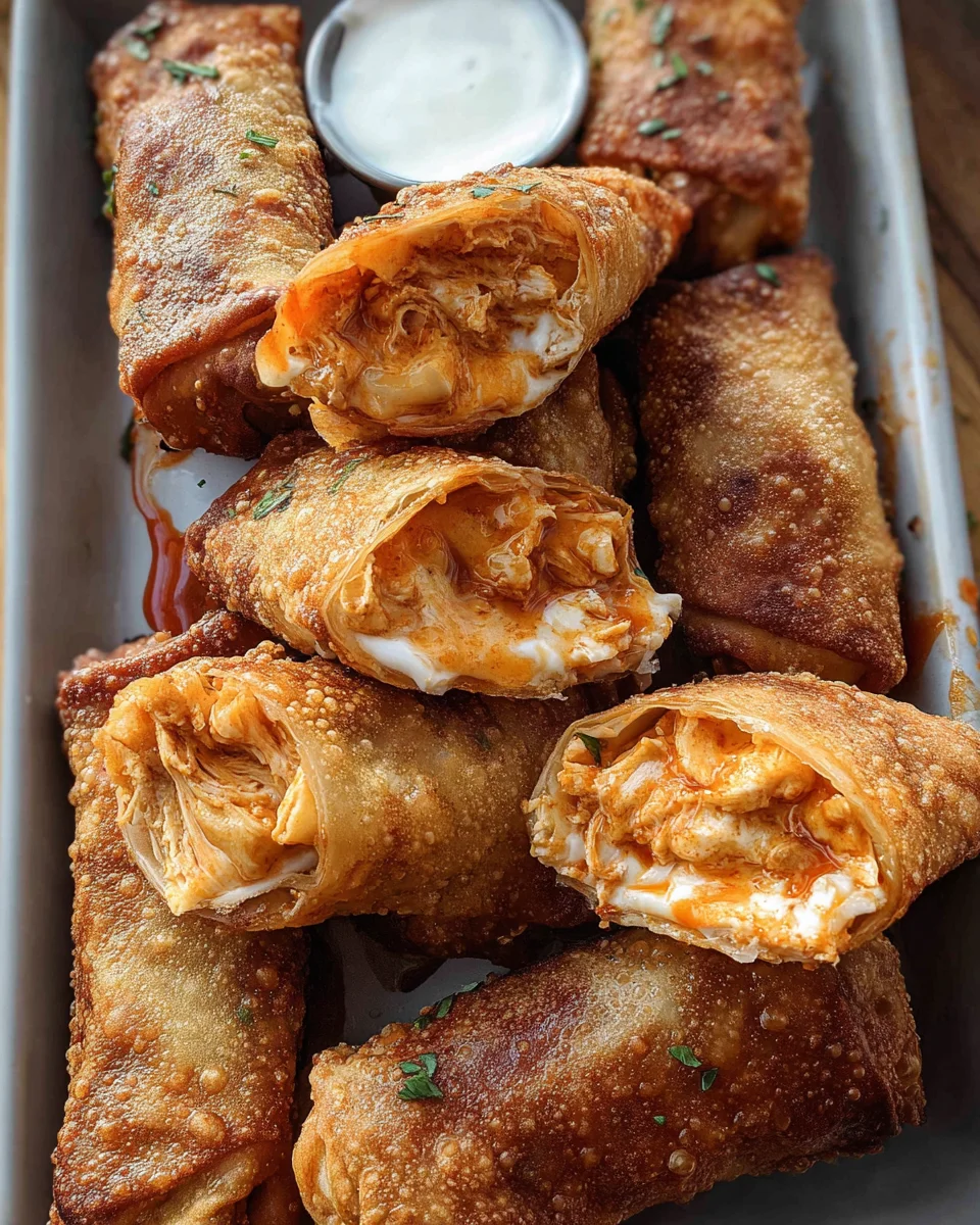 Buffalo Chicken Egg Rolls 22 Buffalo