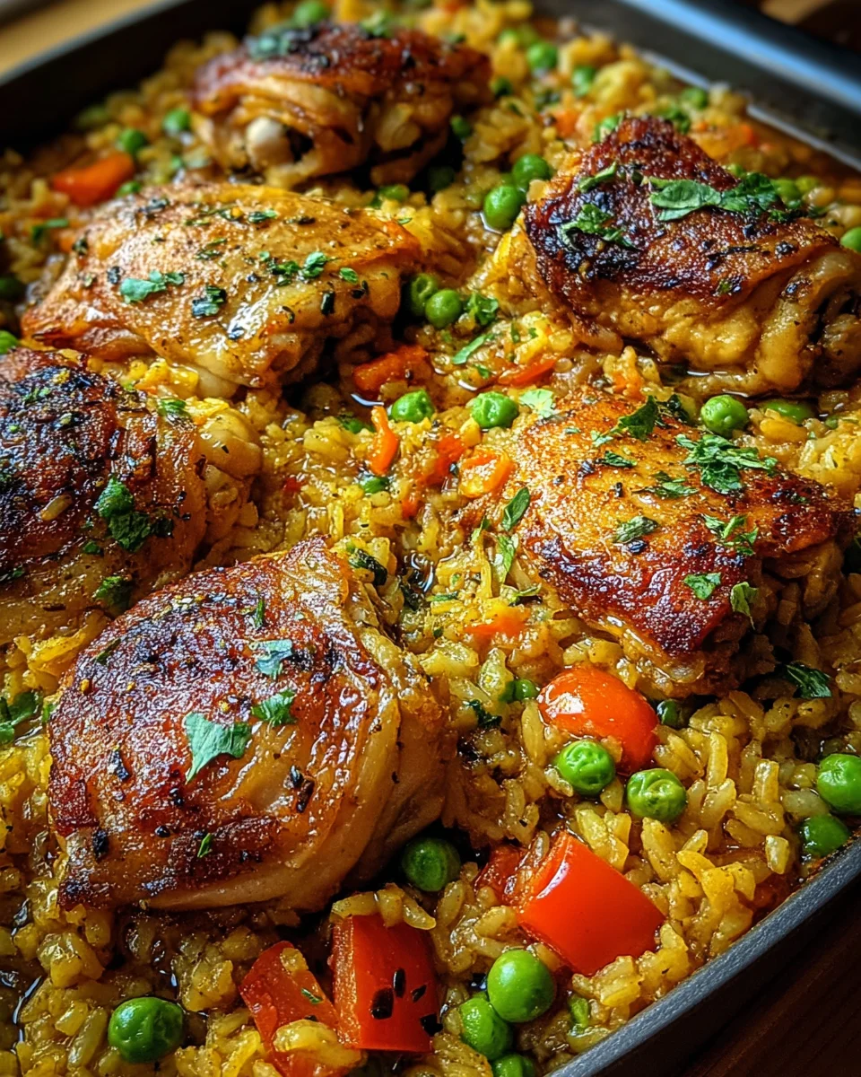 Caribbean Chicken and Rice Caribbean