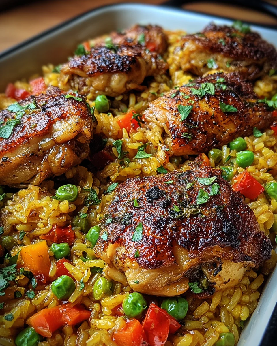 Caribbean Chicken and Rice Caribbean