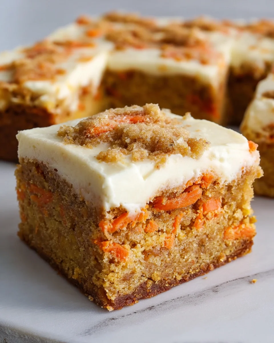 Carrot Cake Bars 24 Carrot Cake Bars