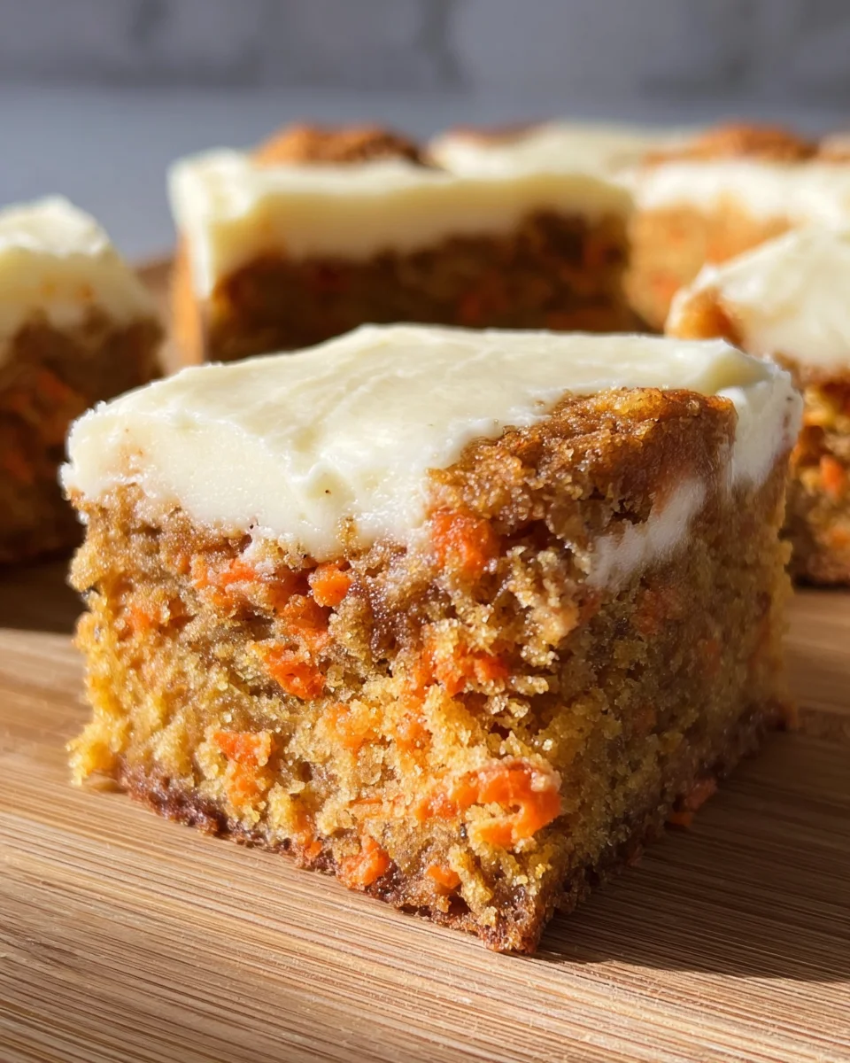 Carrot Cake Bars 25 Carrot