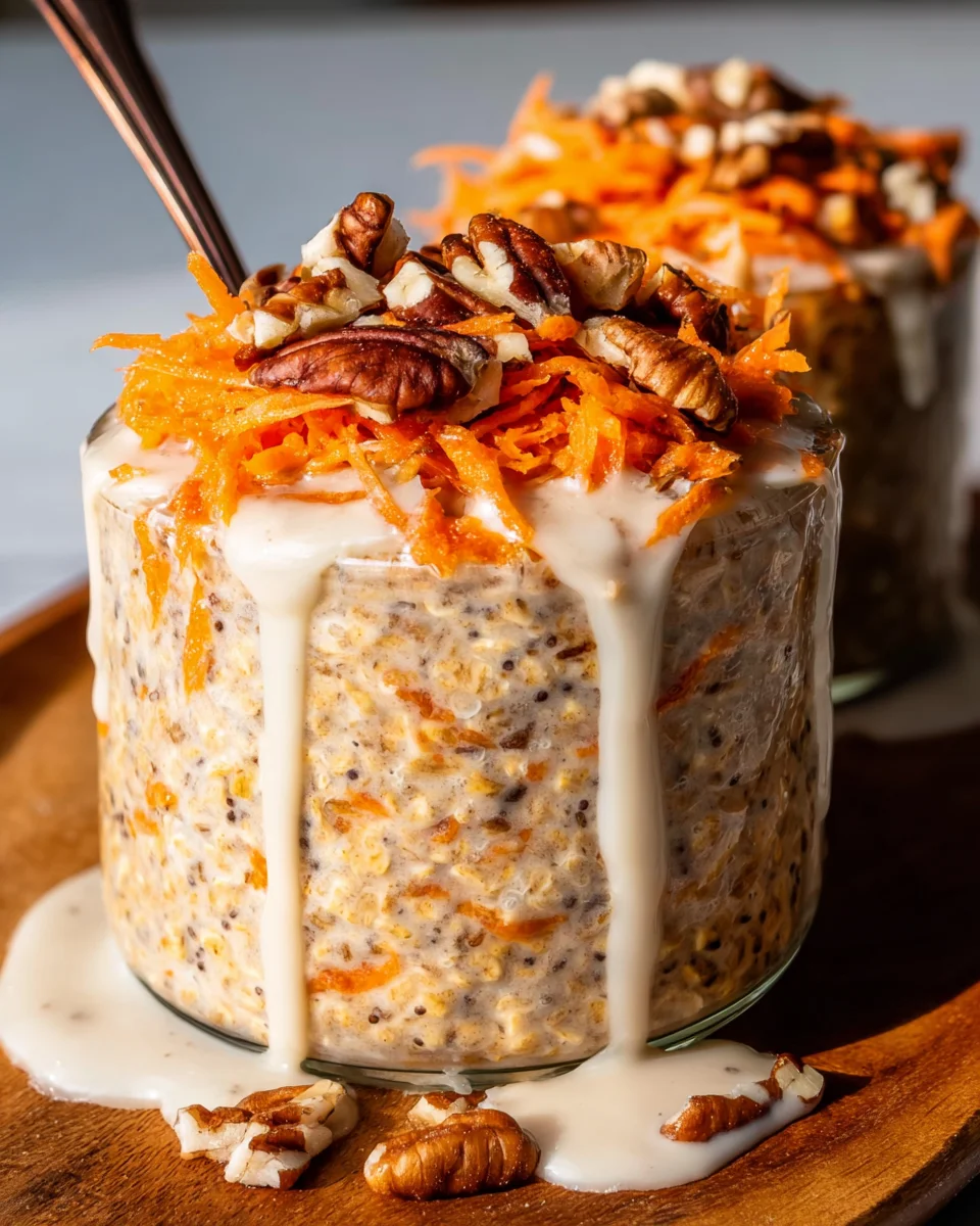 Carrot Cake Overnight Oats Carrot