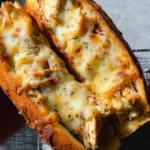 Cheesy Chicken Garlic Bread Sandwich