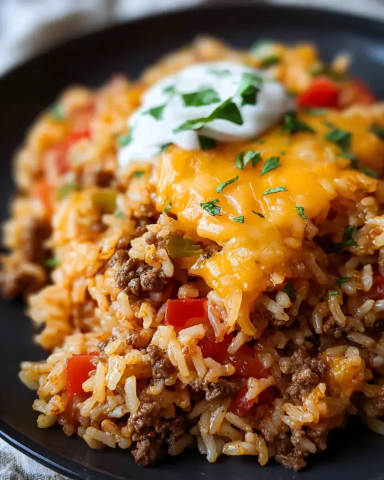 Cheesy Taco Rice Recipe