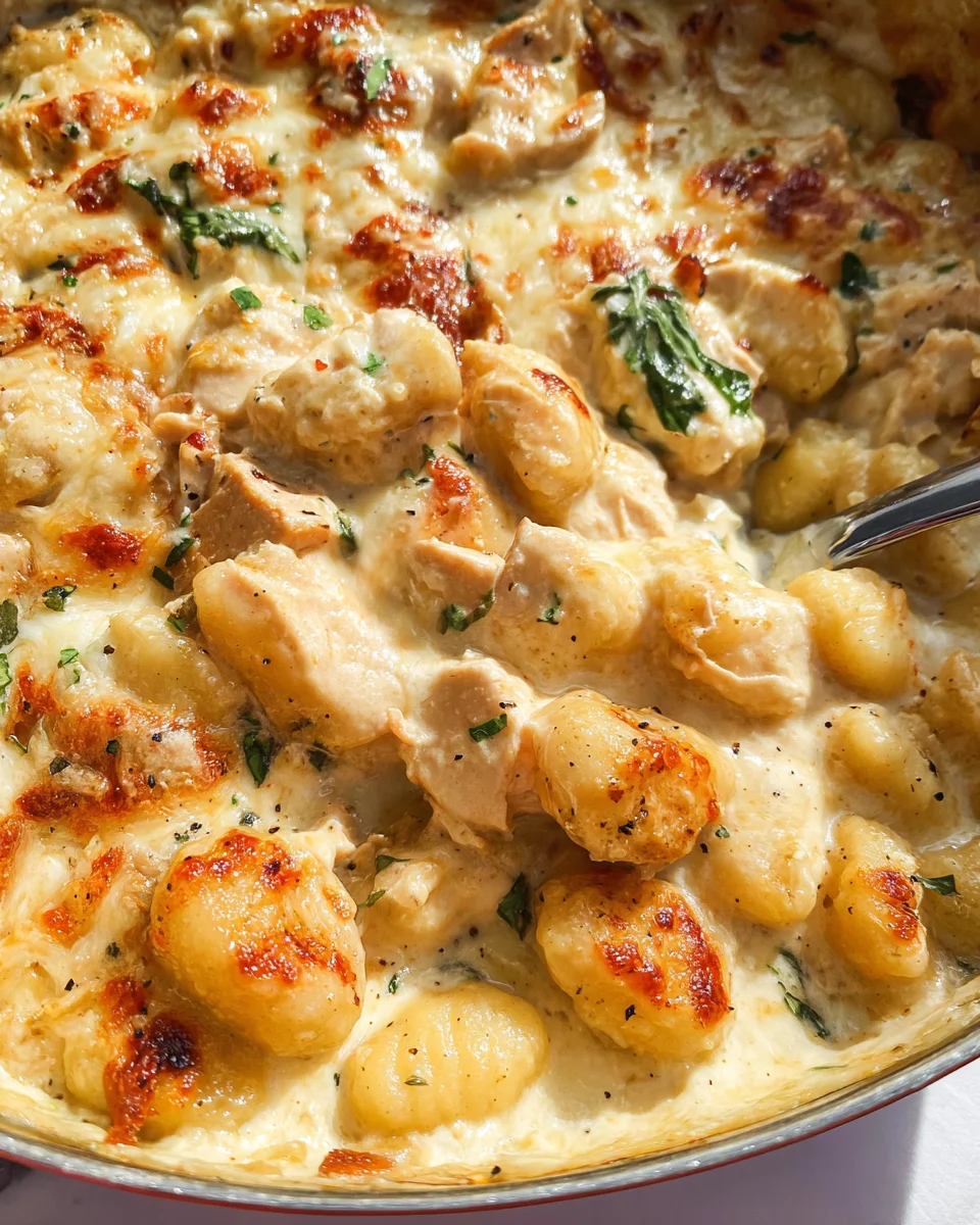 Chicken Alfredo Gnocchi