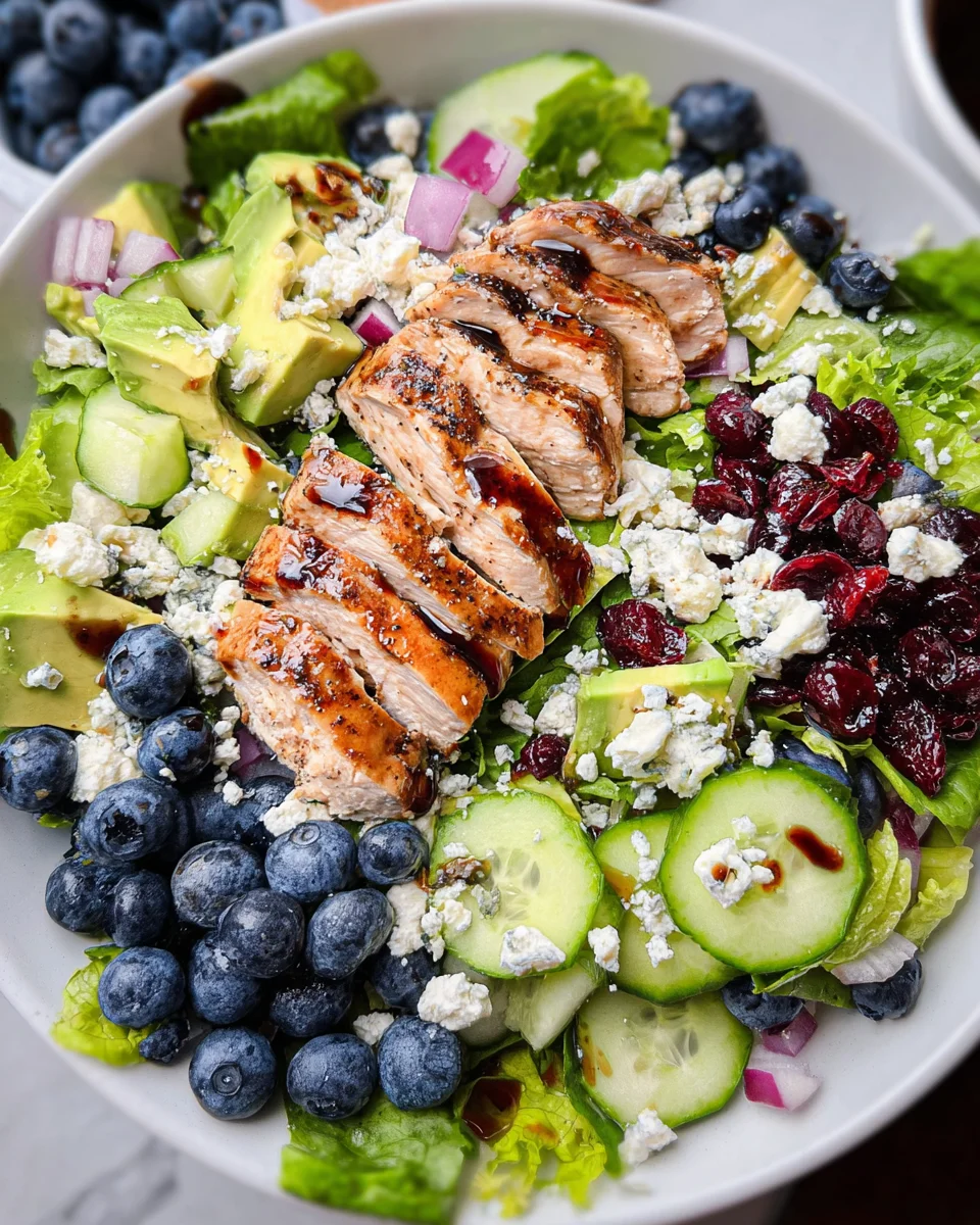 Chicken Blueberry Feta Salad Chicken Blueberry Feta Salad