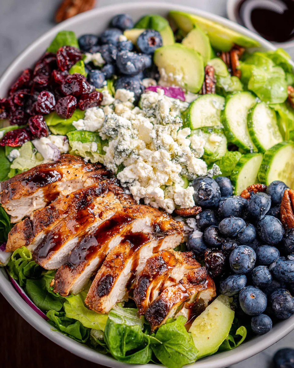 Chicken Blueberry Feta Salad Chicken