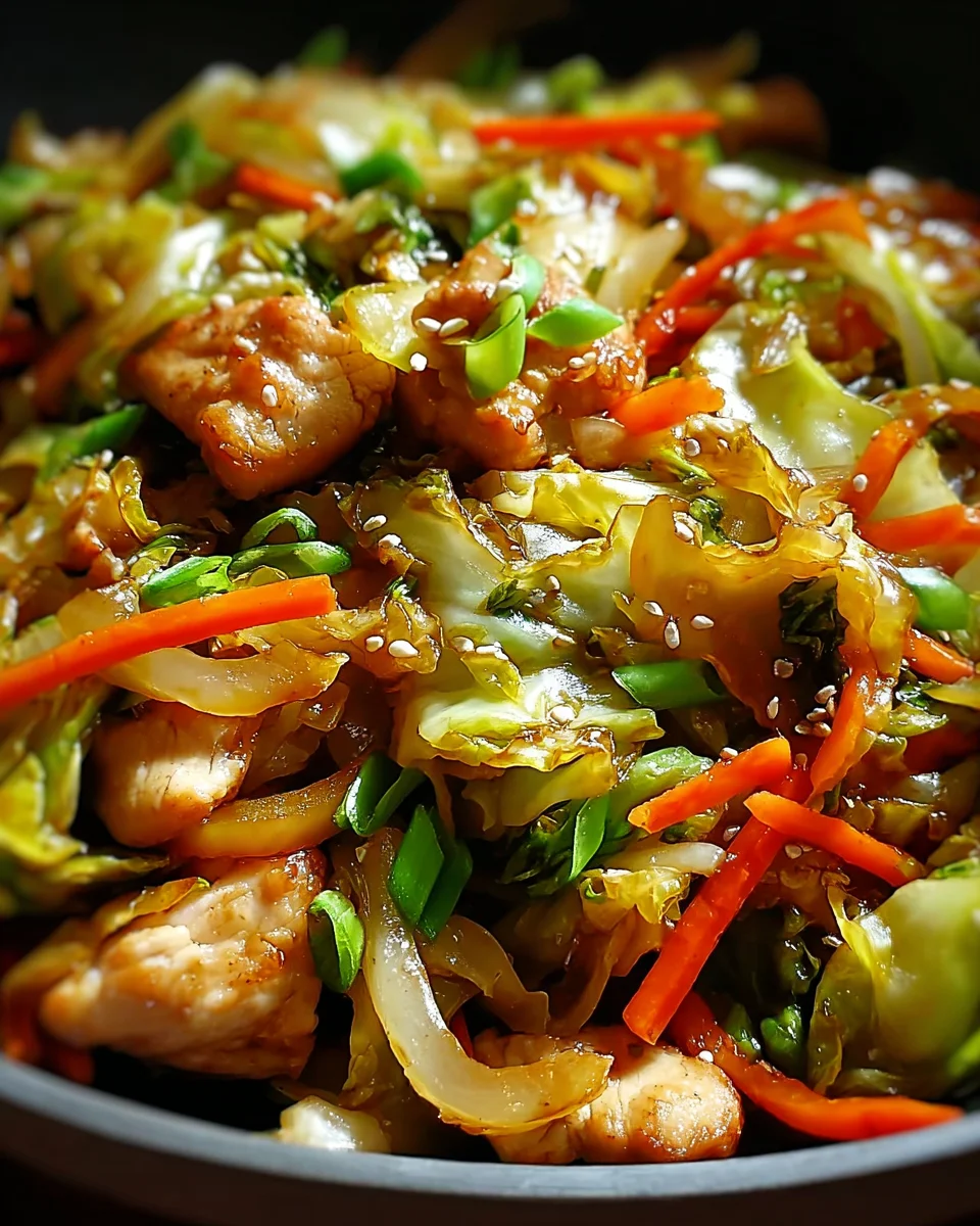 Chicken Cabbage Stir-Fry Recipe