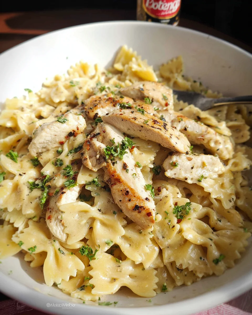 Chicken Garlic Parmesan Pasta 36 Chicken