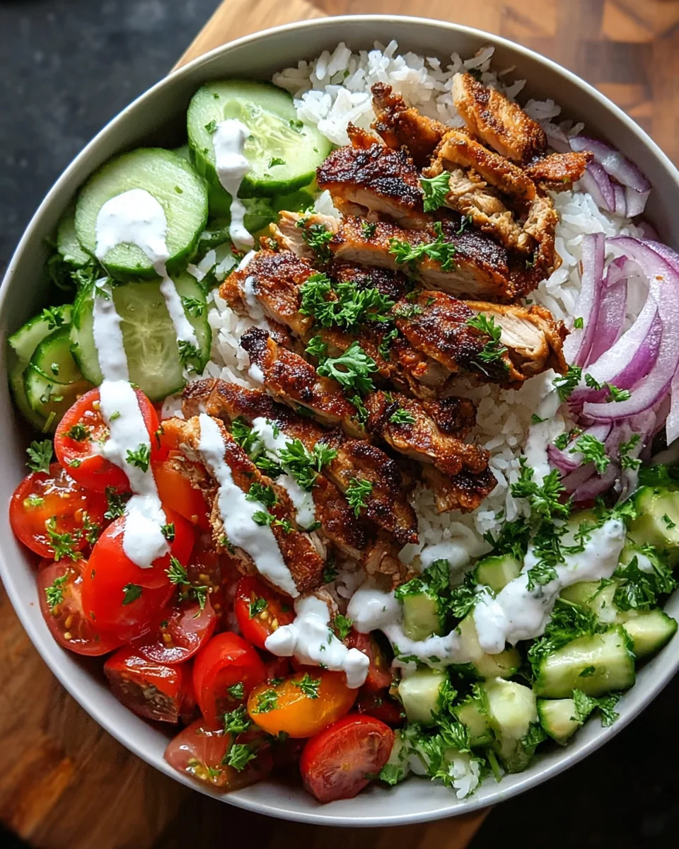 Chicken Shawarma Bowl Recipe Delicious & Easy Comfort Food