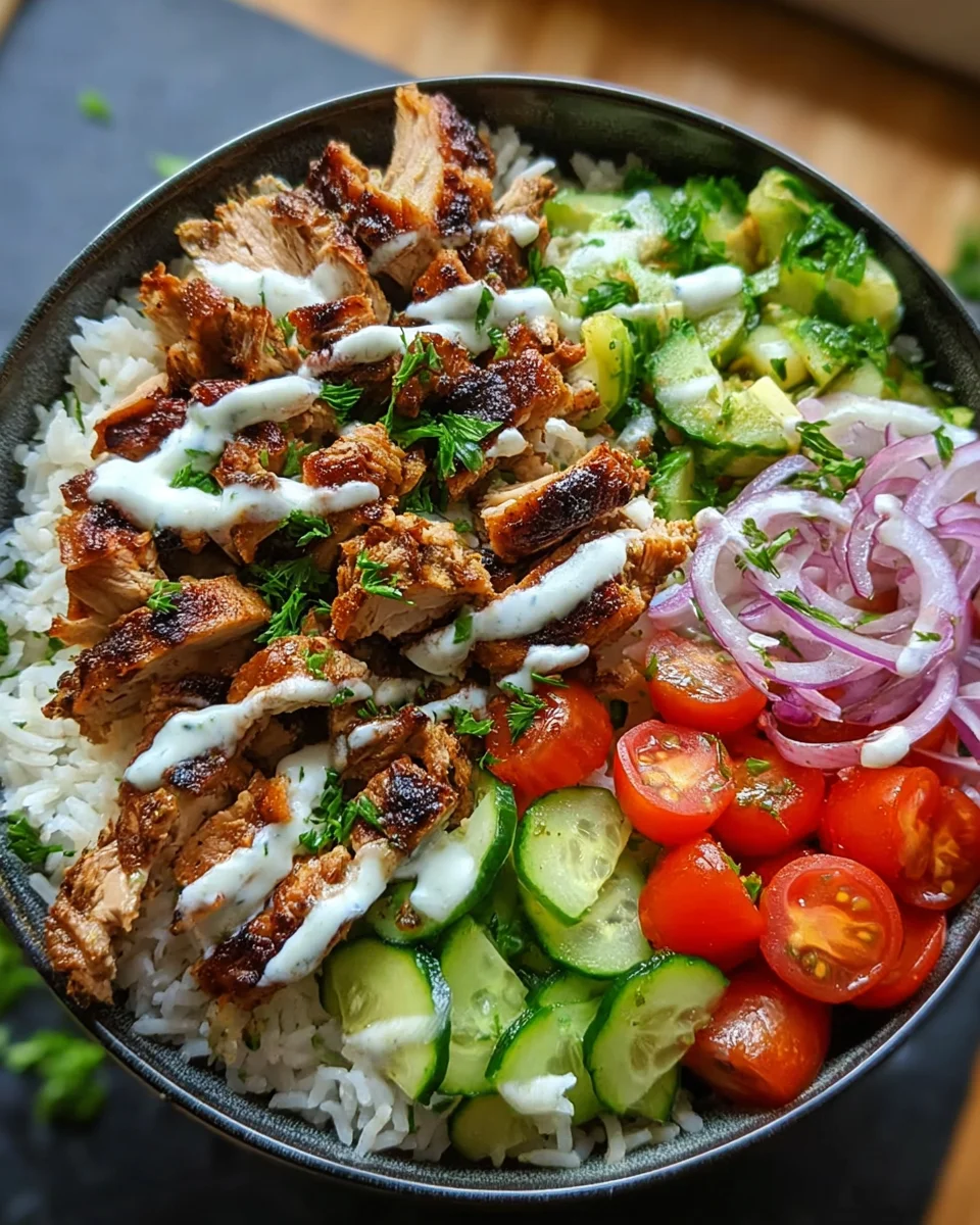 Chicken Shawarma Bowl Recipe Delicious & Easy Comfort Food