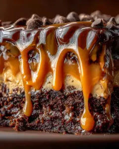 Chocolate Caramel Dump Cake Recipe