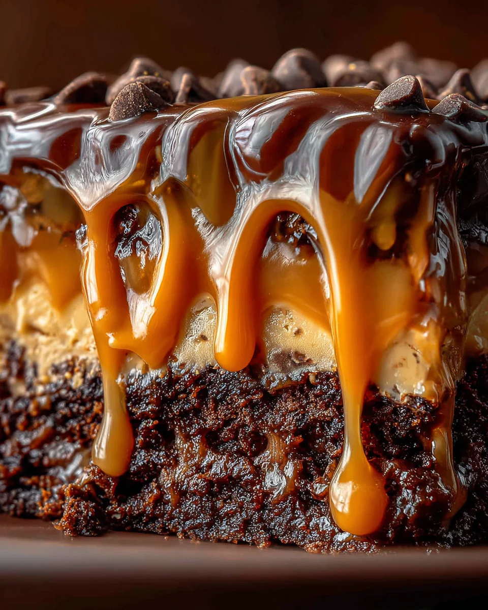Chocolate Caramel Dump Cake Recipe Chocolate Caramel Dump Cake Recipe