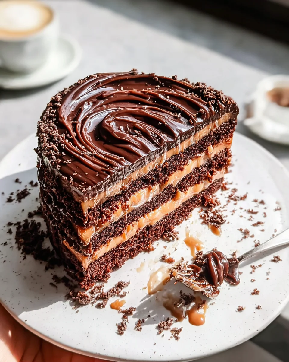 Chocolate Dulce de Leche Cake Chocolate