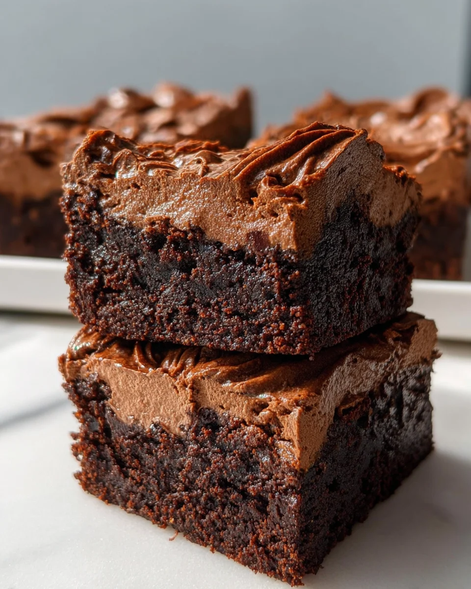Chocolate Mousse Brownies Recipe
