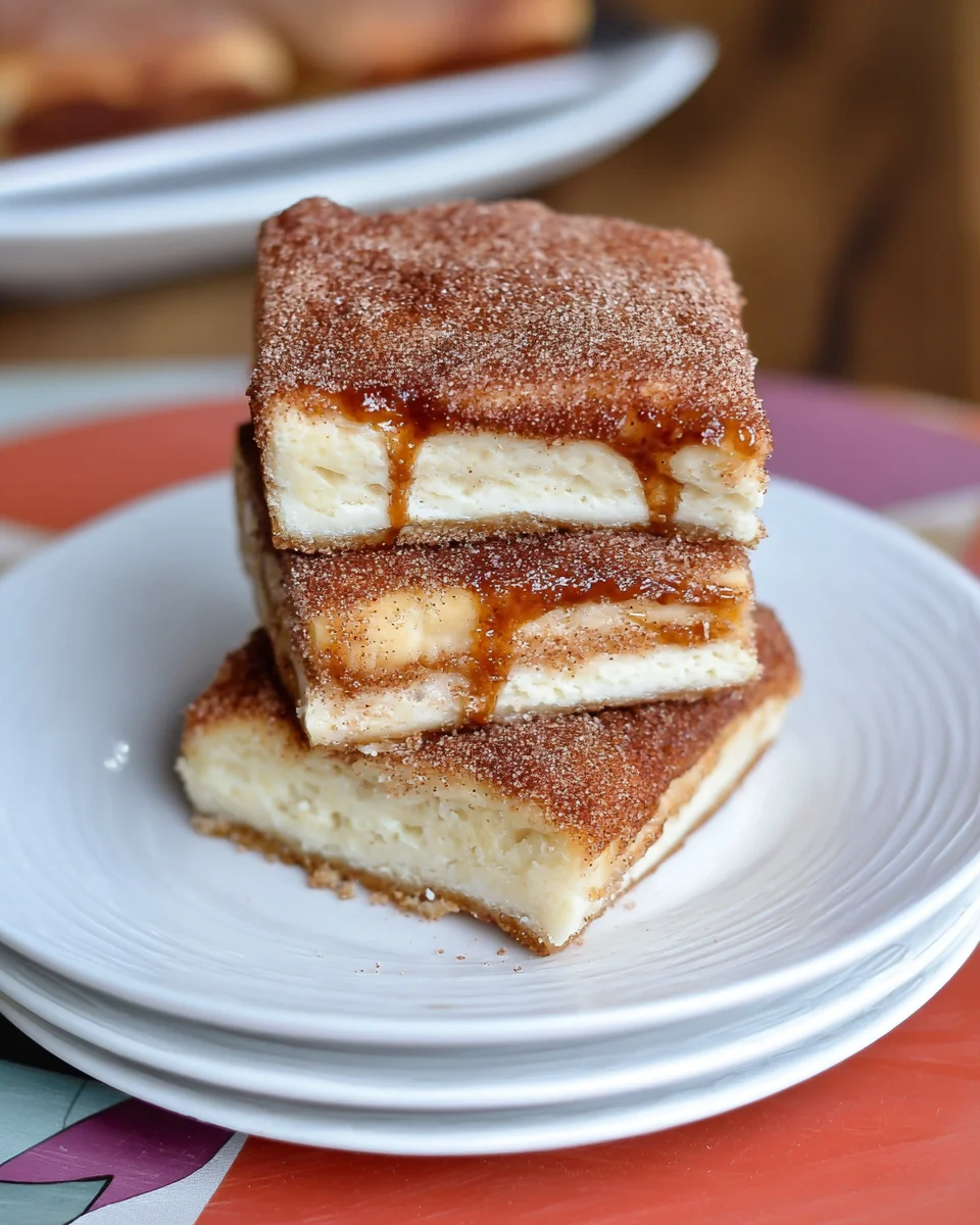 Churro Cheesecake Bars Churro