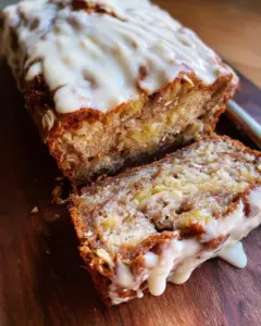 Cinnamon Roll Banana Bread