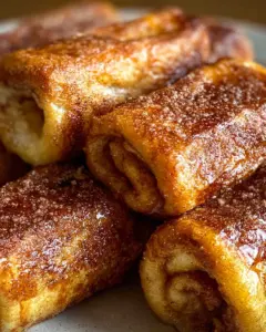 Cinnamon Roll French Toast Roll-Ups