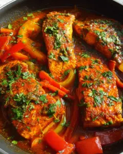 Classic Spicy Moroccan Fish in Rich Sauce