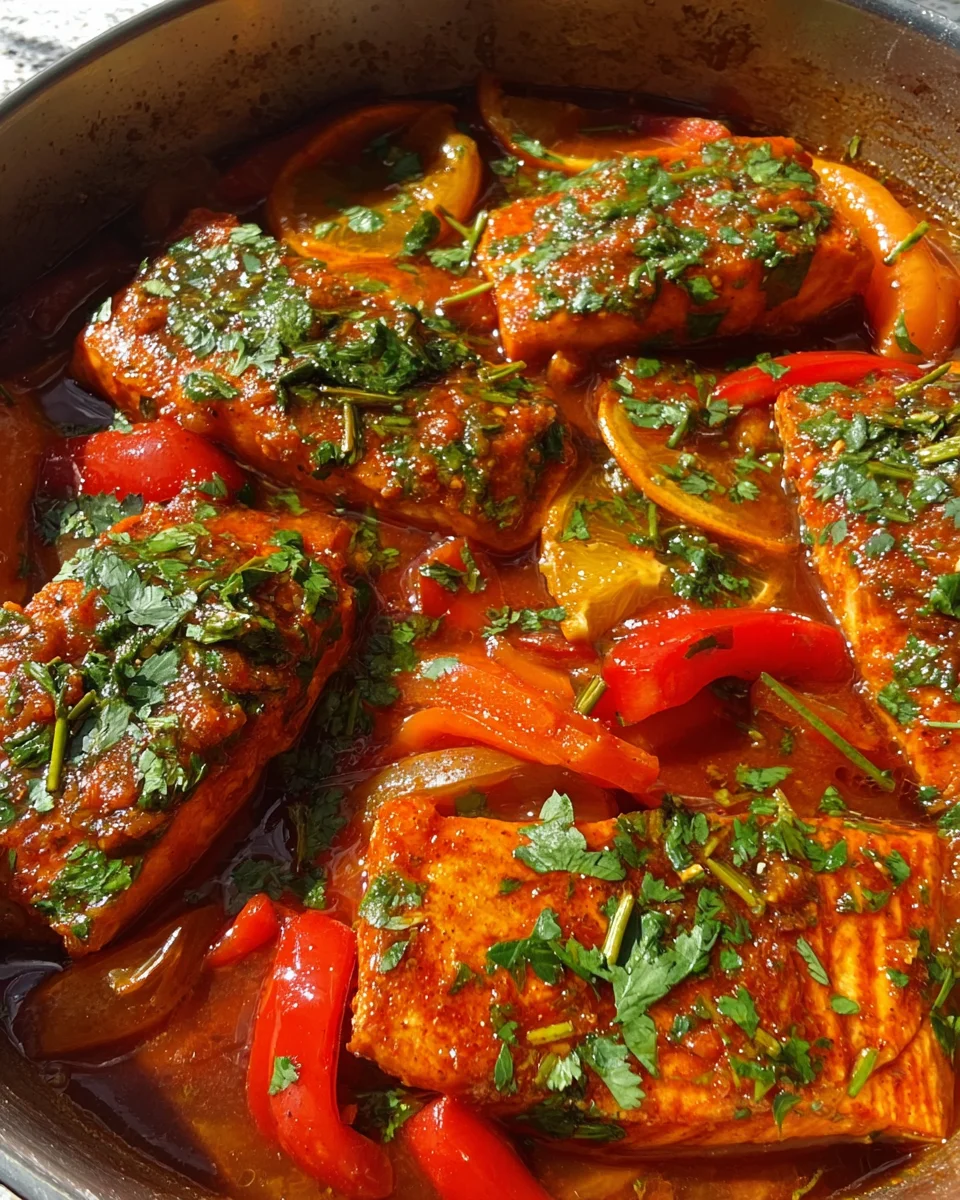 Classic Spicy Moroccan Fish in Rich Sauce Classic