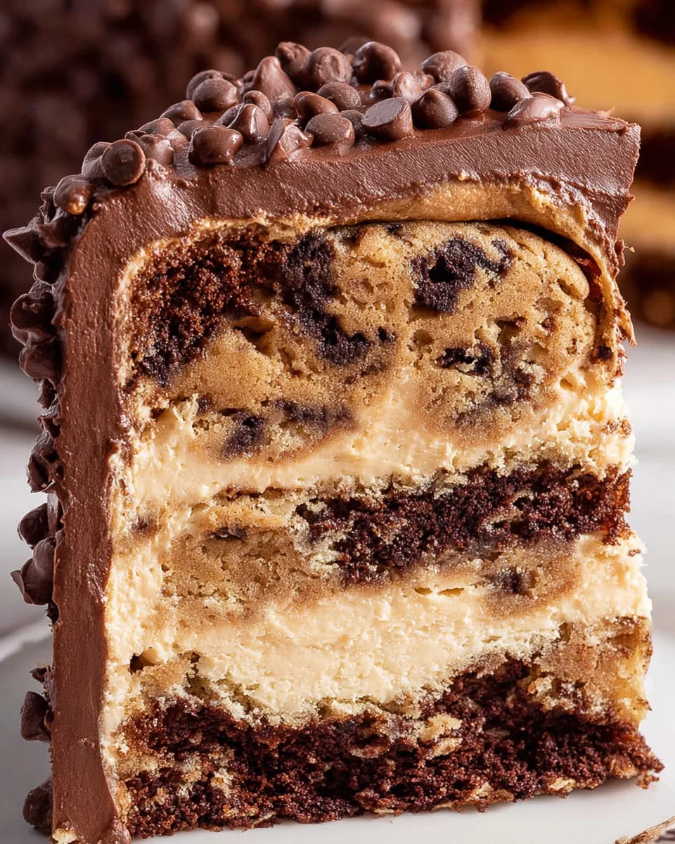 Cookie Dough Cake Cookie